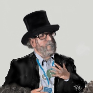Raines Cohen on Cohousing as Social Enterprise: iPad painting in Sketch Club done at the 2019 Cohousing Conference in Portland, OR